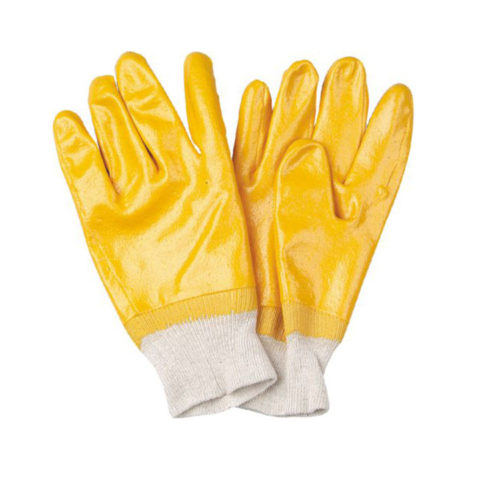 Full coated nitrile gloves