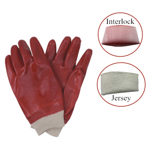 26cm red pvc gloves 
