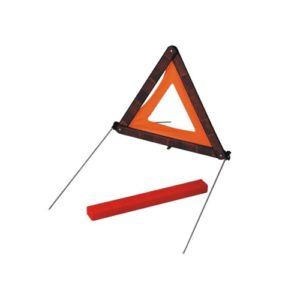 Safety car reflective warning triangle