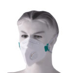 folded  valved dust mask