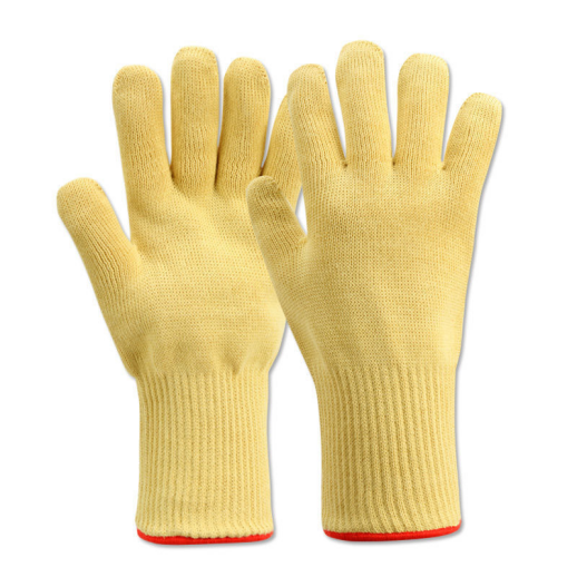 Kevlar welding gloves can withstand high temperatures and is cut-and-abrasion resistant