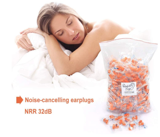 Earplug bulk plastic bag packing