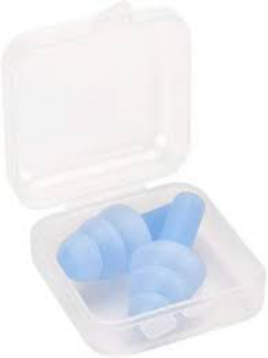 Silicone earplug plastic box packing