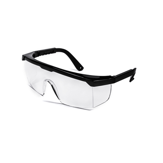 Clear lens safety glasses