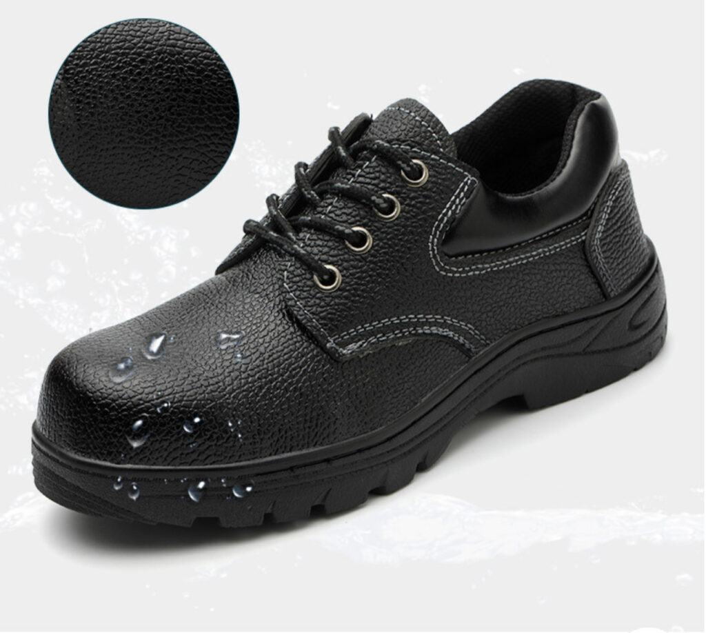 PU LEATHER SAFETY SHOES