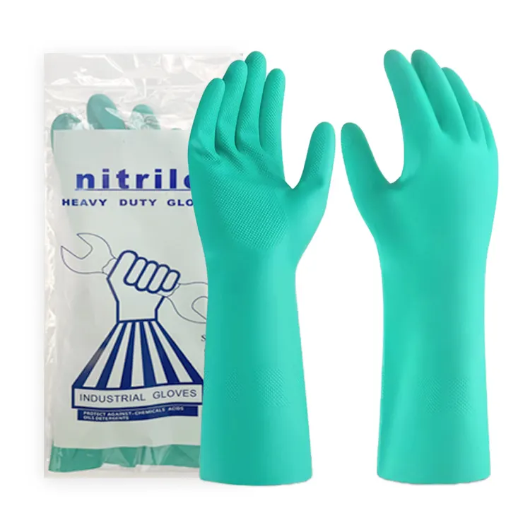 nitrile dipped gloves