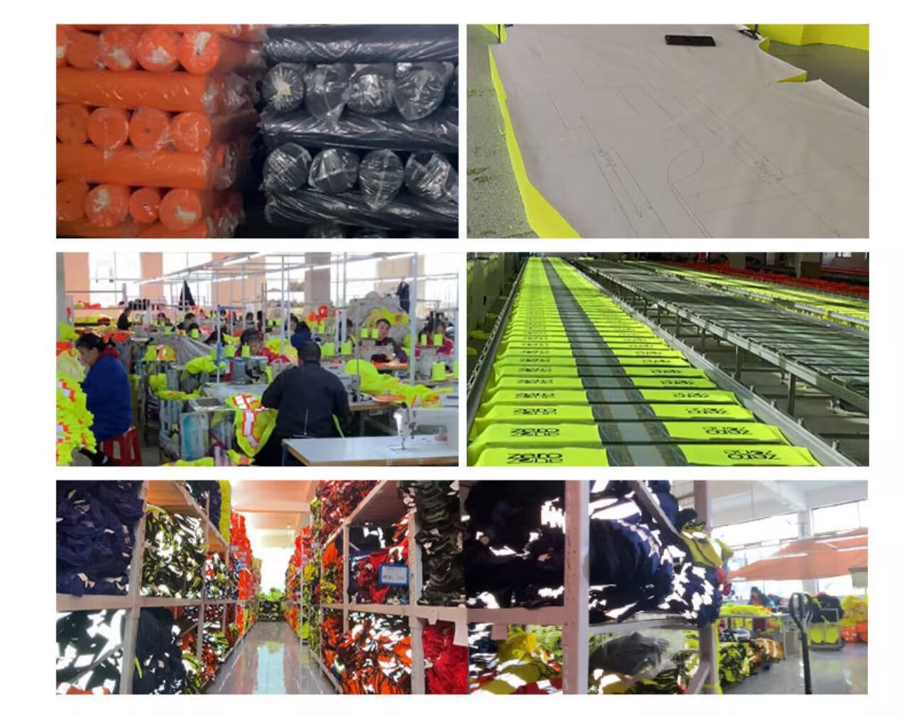 reflective safety vest production