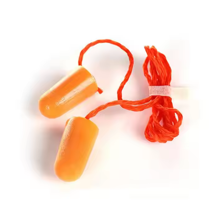 FOAM EARPLUG WITH STRING LINE