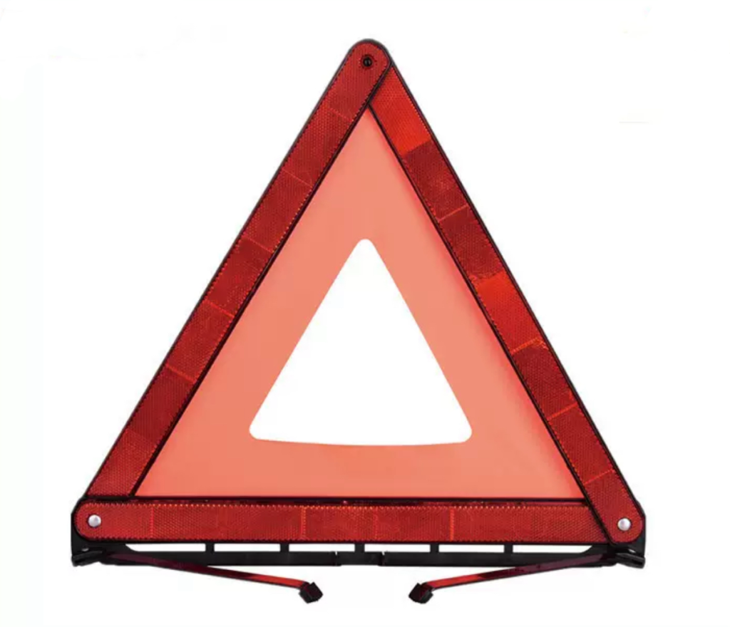 FOLDING WARNING TRIANGLE