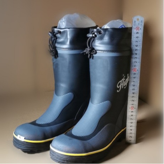 rubber  rain boots with steel toe