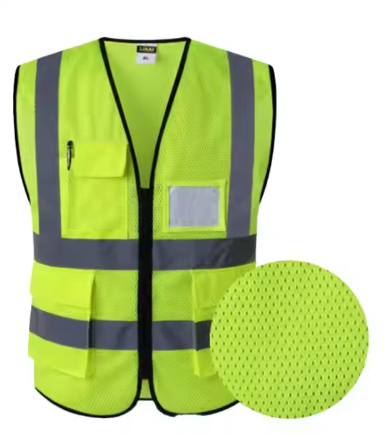 mesh hi vis safety vest