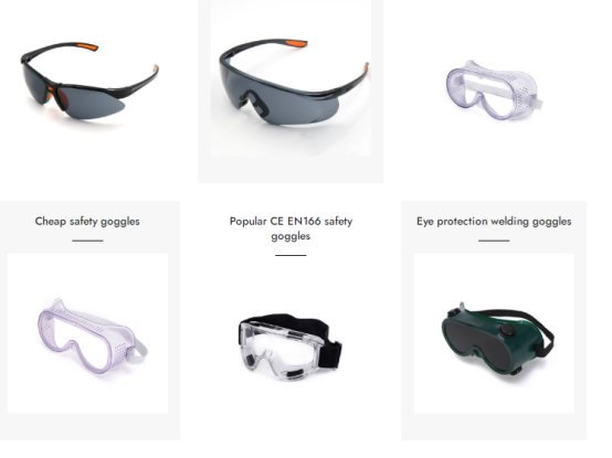 CE EN166 safety goggles manufacturers 