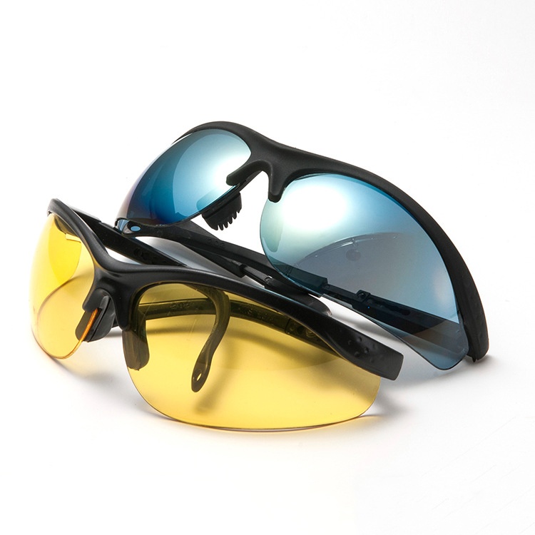 Why is the Lens of UV Protection Safety Glasses a Bit Yellow?