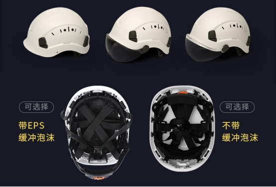 hard hat with visor​