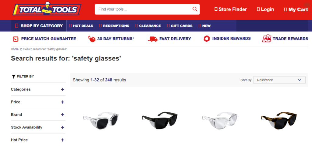 Safety Glasses suppliers