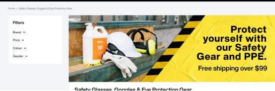 safety goggles suppliers in Australia