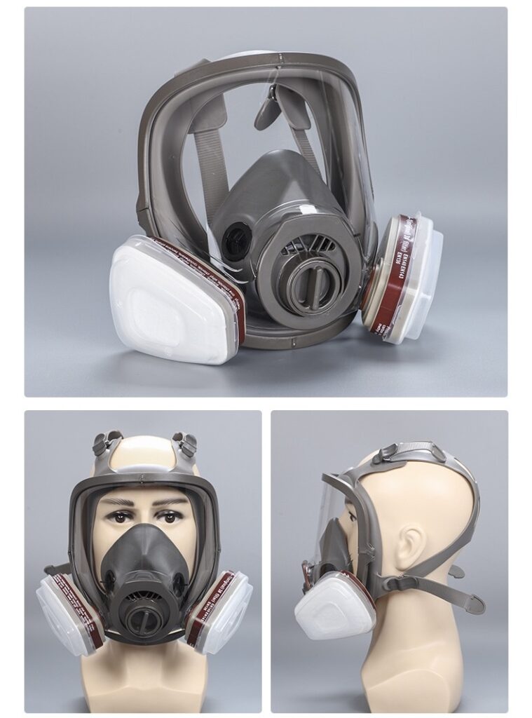 Protective Face Shields with Respiratory Devices 