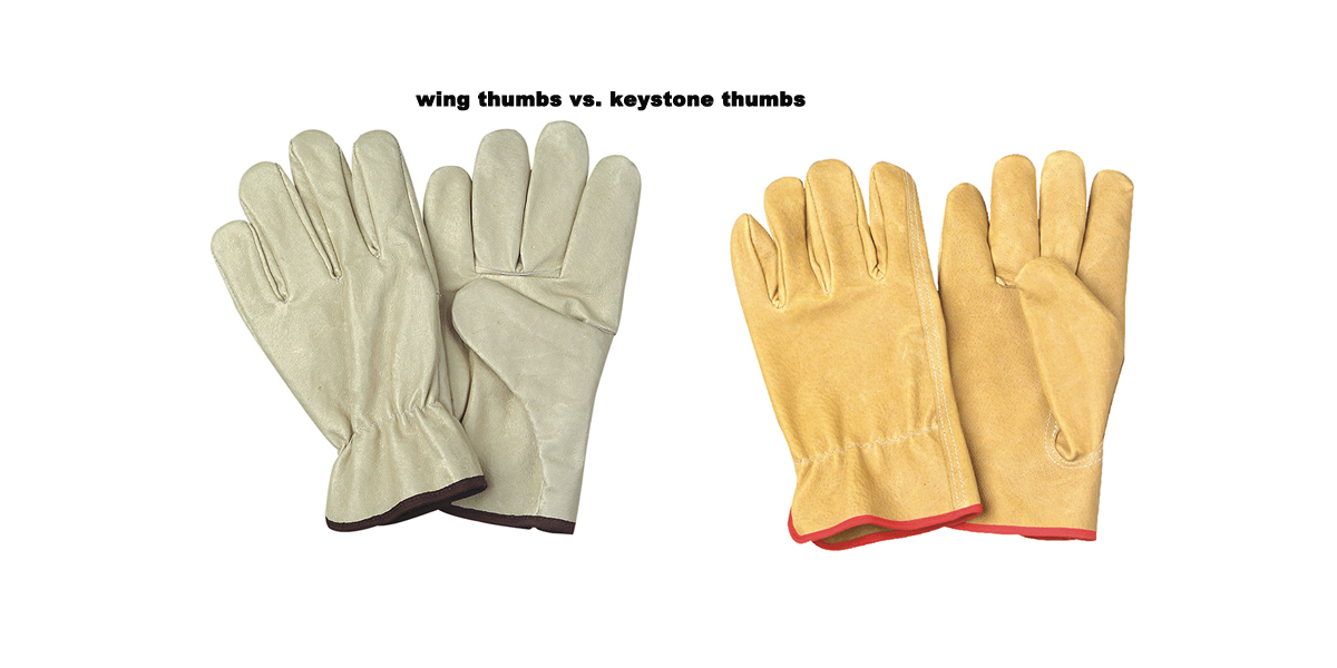 Leather Driving Gloves: Wing Thumbs vs. Keystone Thumbs