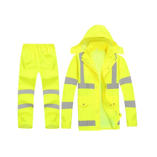 fluo rain jacket