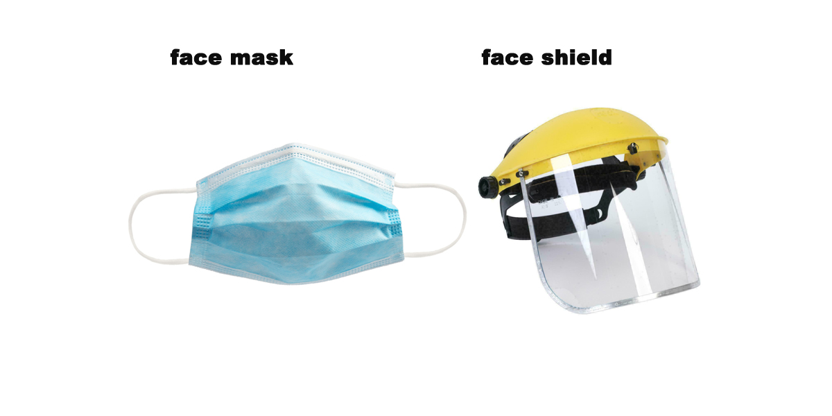 Face mask manufacturers: face mask vs. Face shield