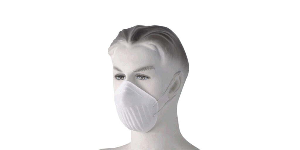 Disposable face mask: two types made of single layer