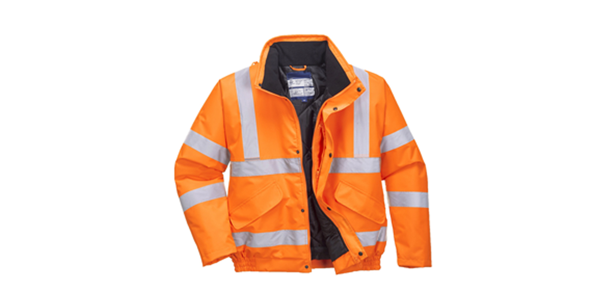 High Vis Jacket: Background Material and Reflective Tape