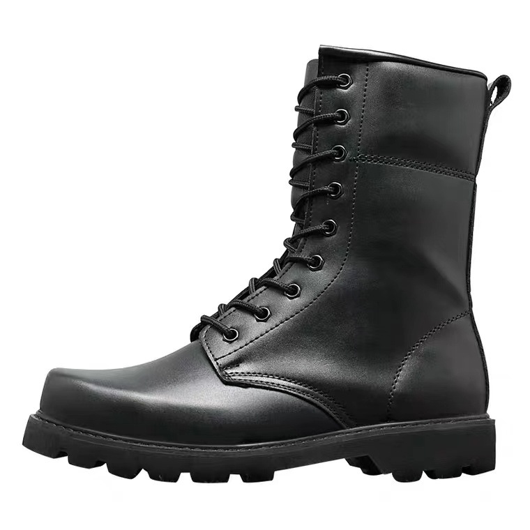 Leather Combat Boots