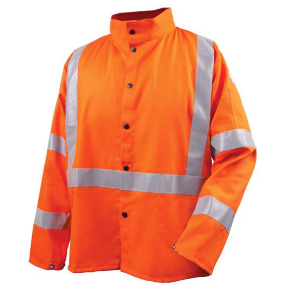 hi vis safety welding jacket