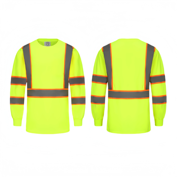 High Vis Long Sleeve T-Shirts - Image 3