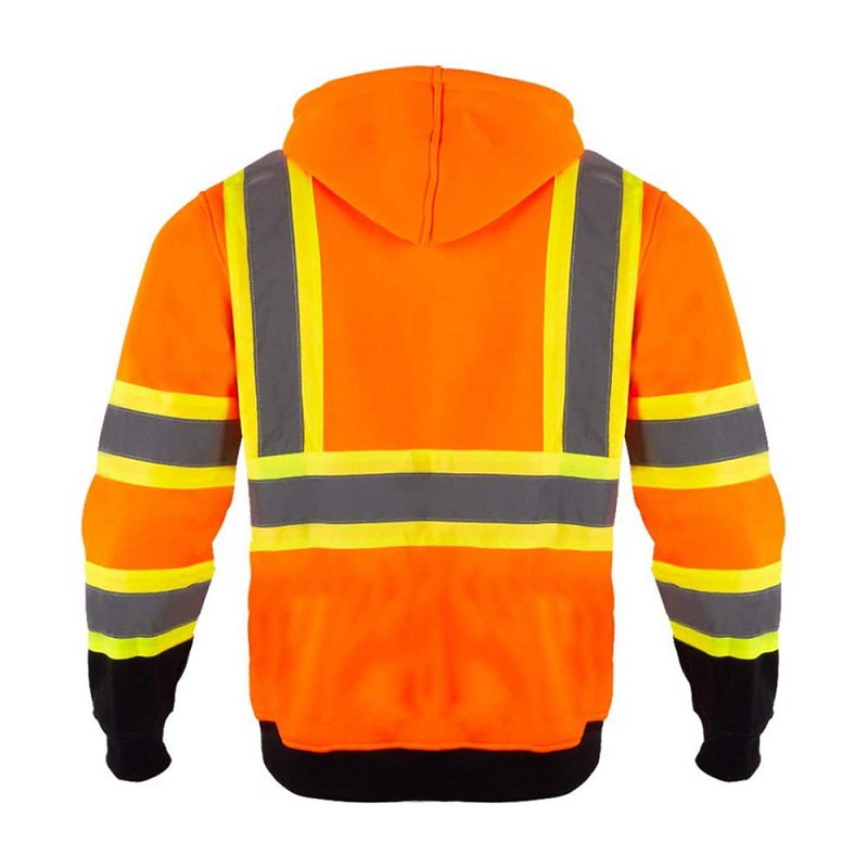 hi vis fleece hoodie