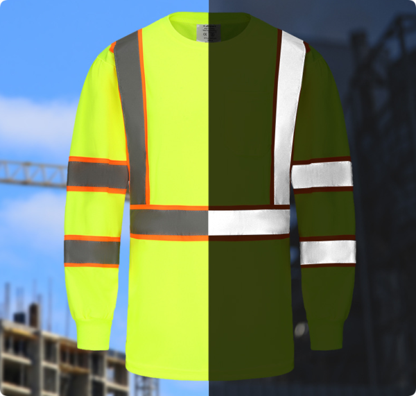 High Vis Long Sleeve T-Shirts - Image 4