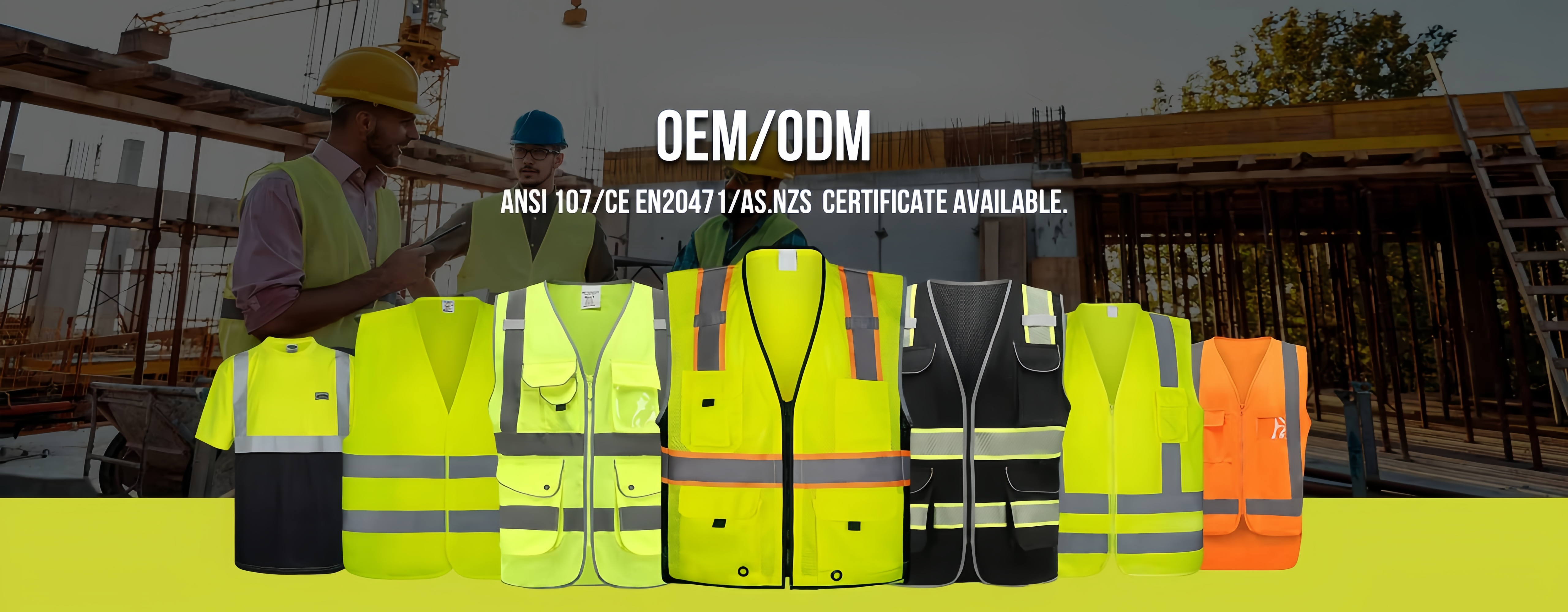safety vest banner toprise