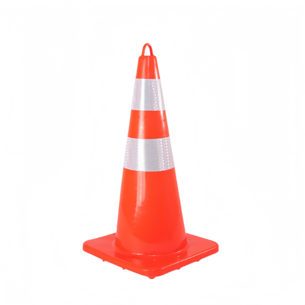 62CM RED PVC CONE