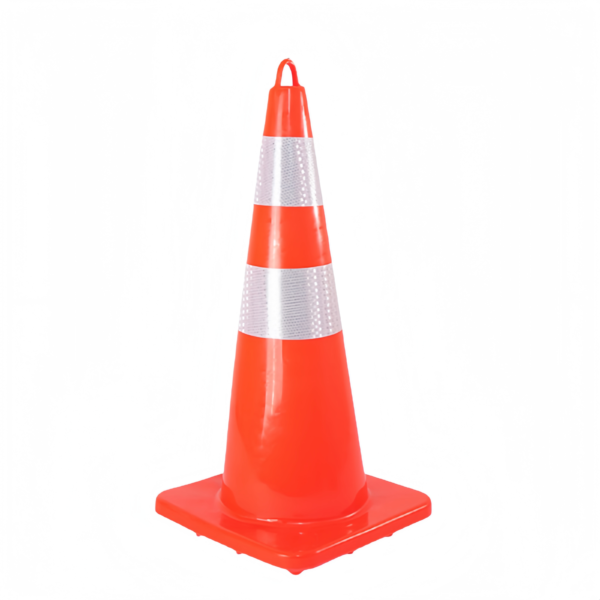 66CM RED PVC CONE