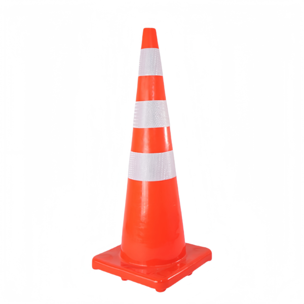 90CM ORANGE PVC TRAFFIC CONES