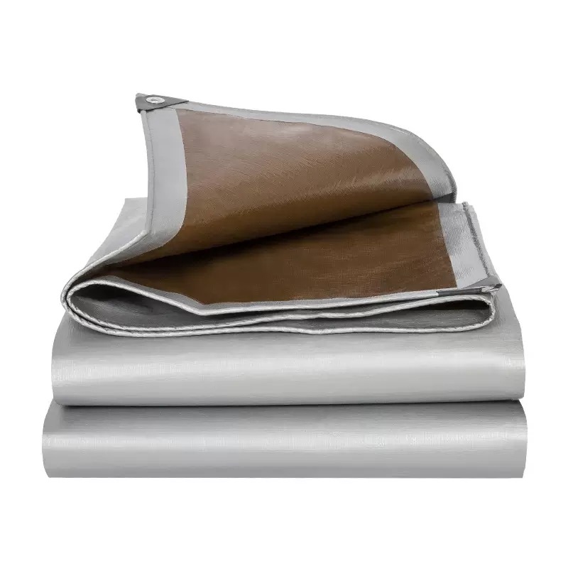 SILVER COFFEE PE TARPAULIN