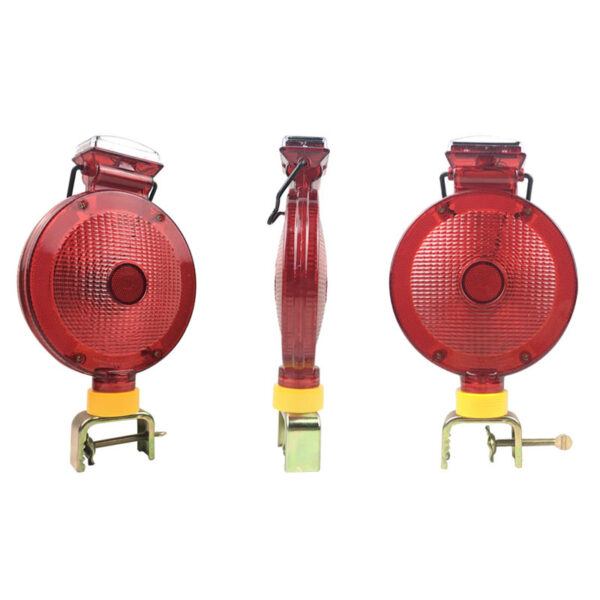 Traffic Flashing Solar Warning Lamp