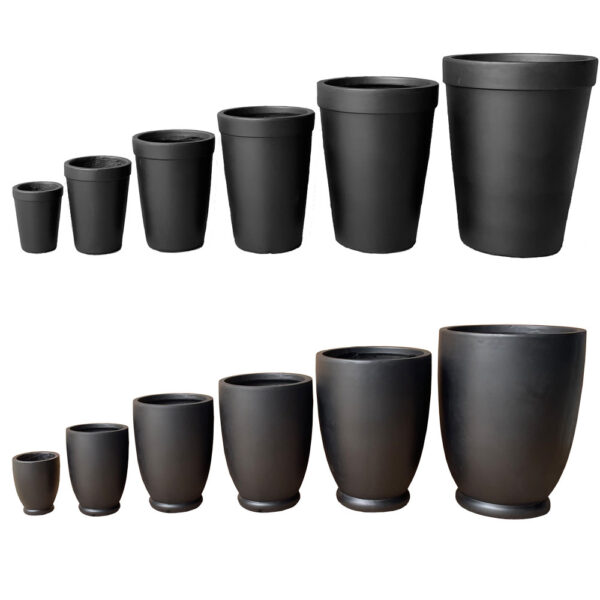 irregular fiberglass planter