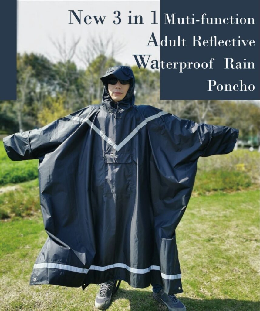 3 in 1 rain poncho