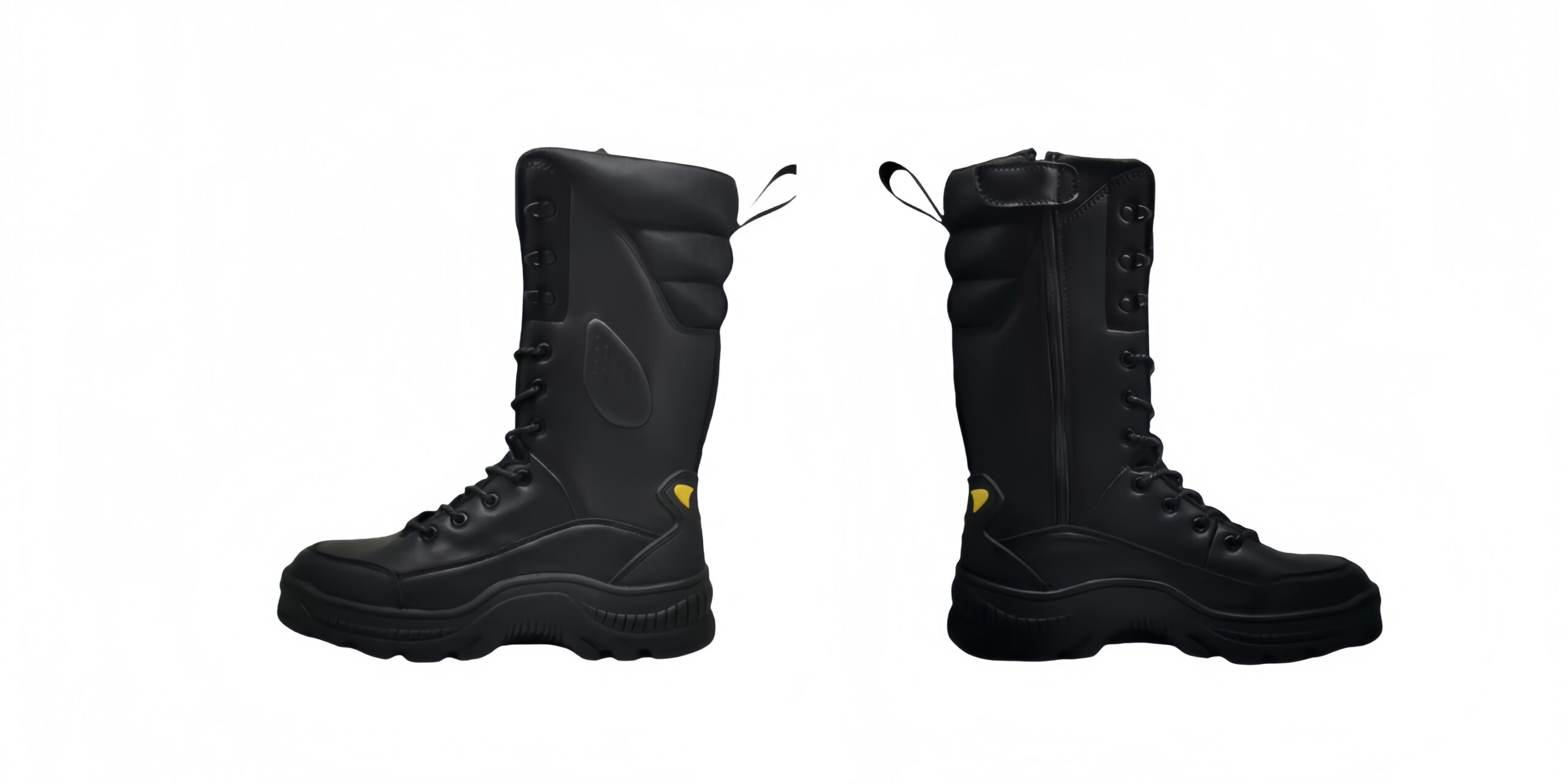 high-leg safety boots