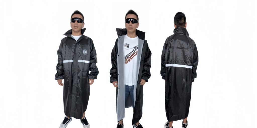 reflective raincoat