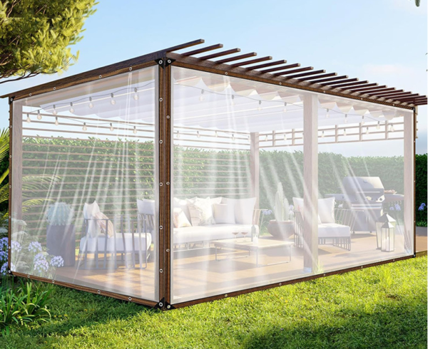 Transparent pe tarpaulin