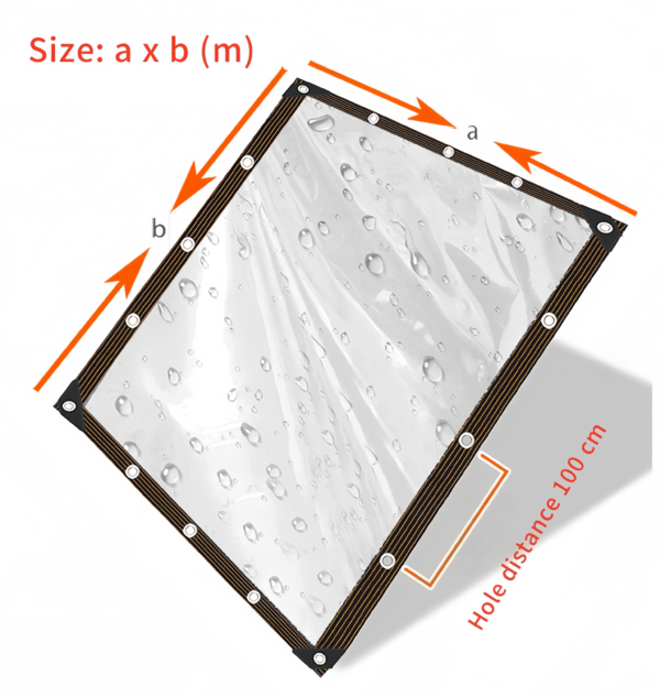 Transparent PE tarpaulin - Image 3