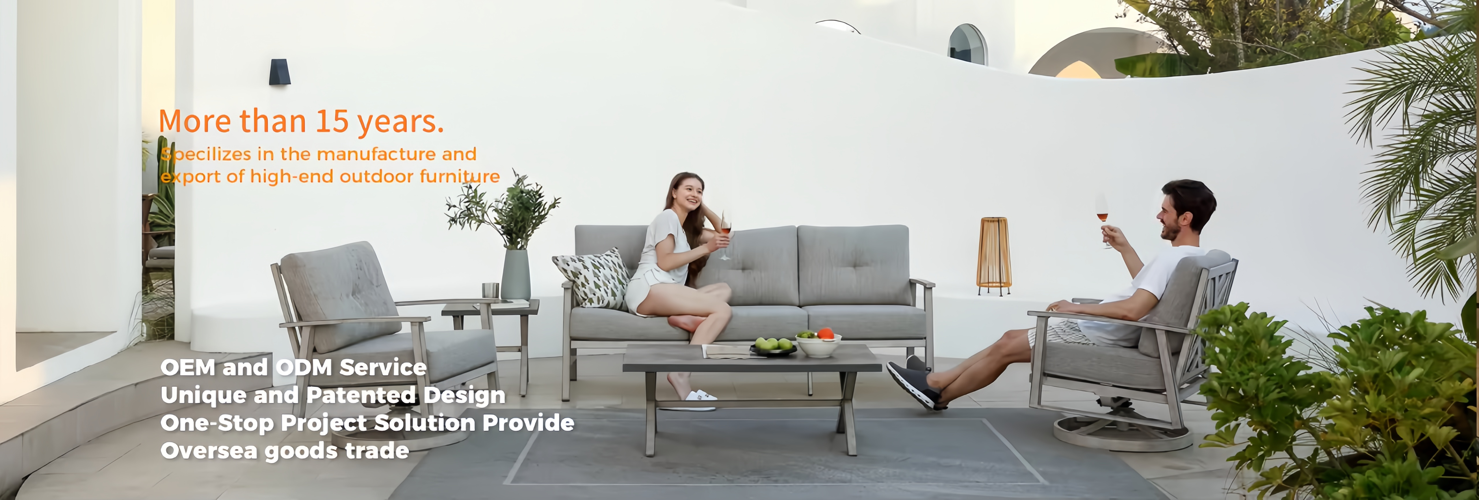 outdoor sofa manufacturer toprise