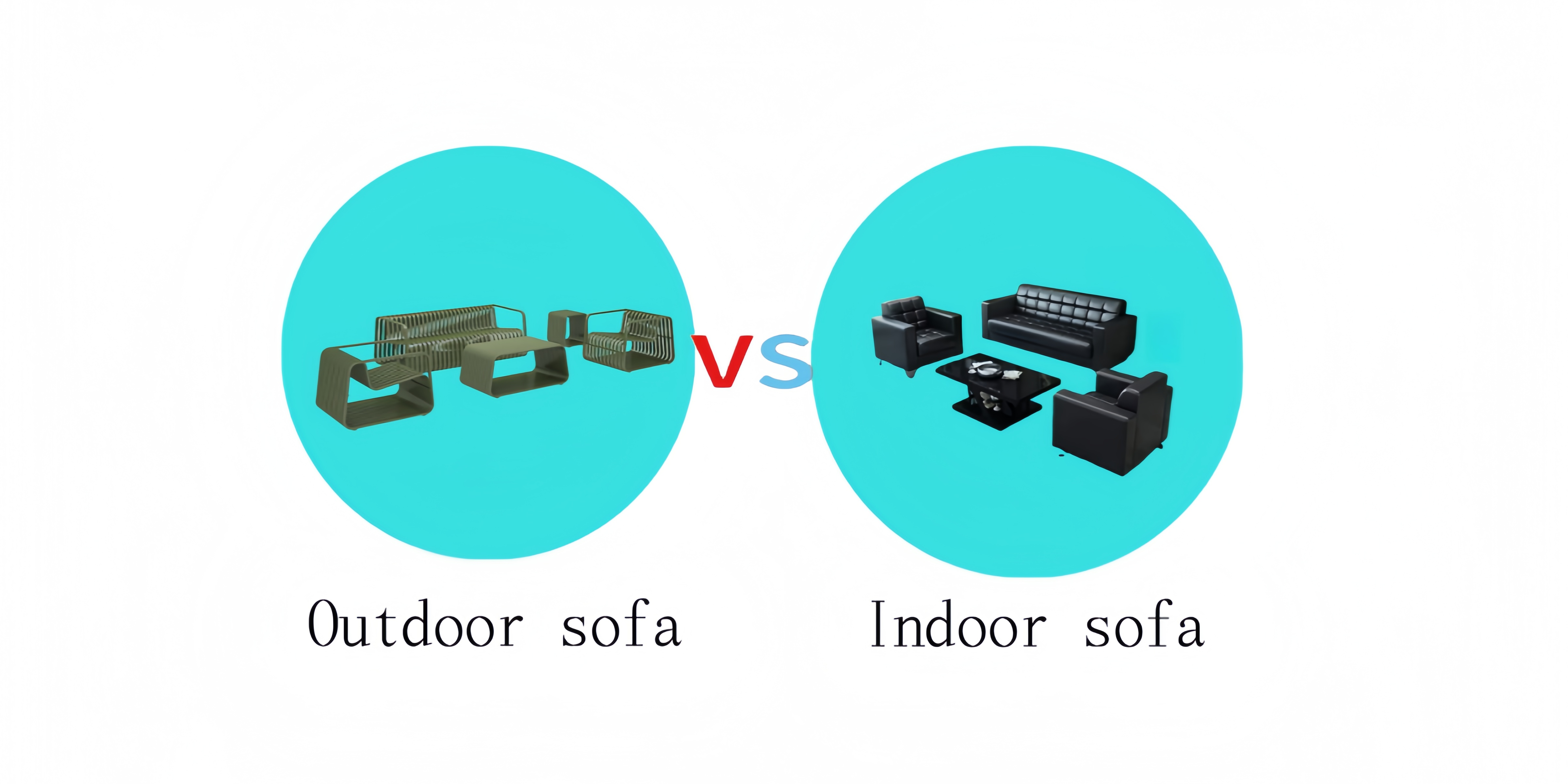 outdoor sofa vs indoor sofa