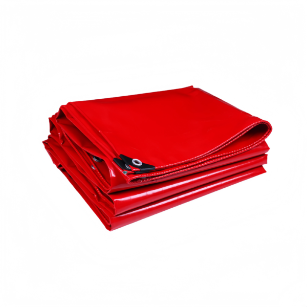 red pvc tarpaulin