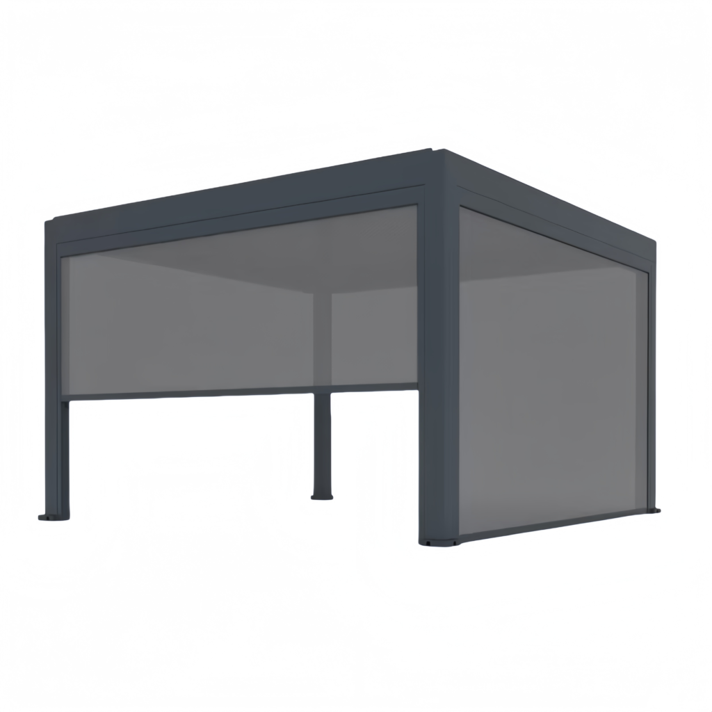 zipped blind pergola