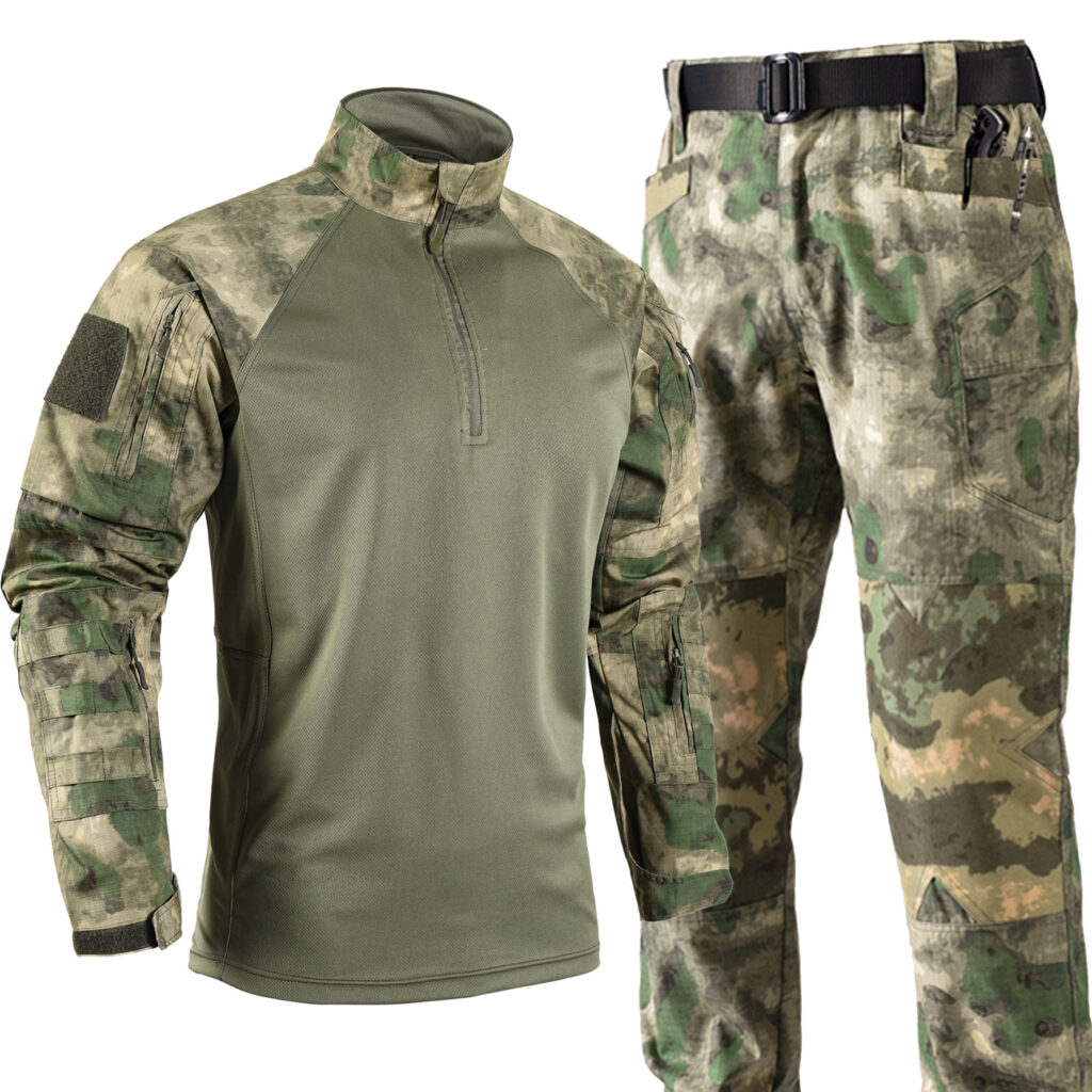 Camo shirt and trousers tractical clothing