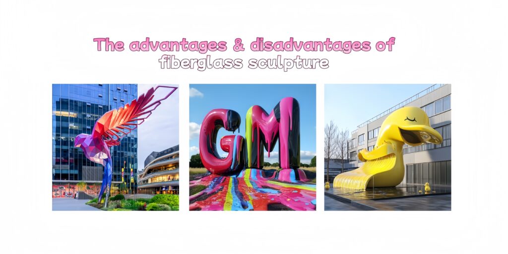 the advantages and disadvantages of fiberglass sculpture