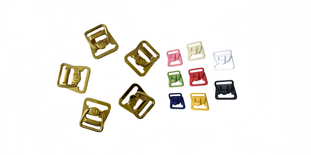 Metal nursing bra clips